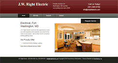 Desktop Screenshot of jwrightelectric.com